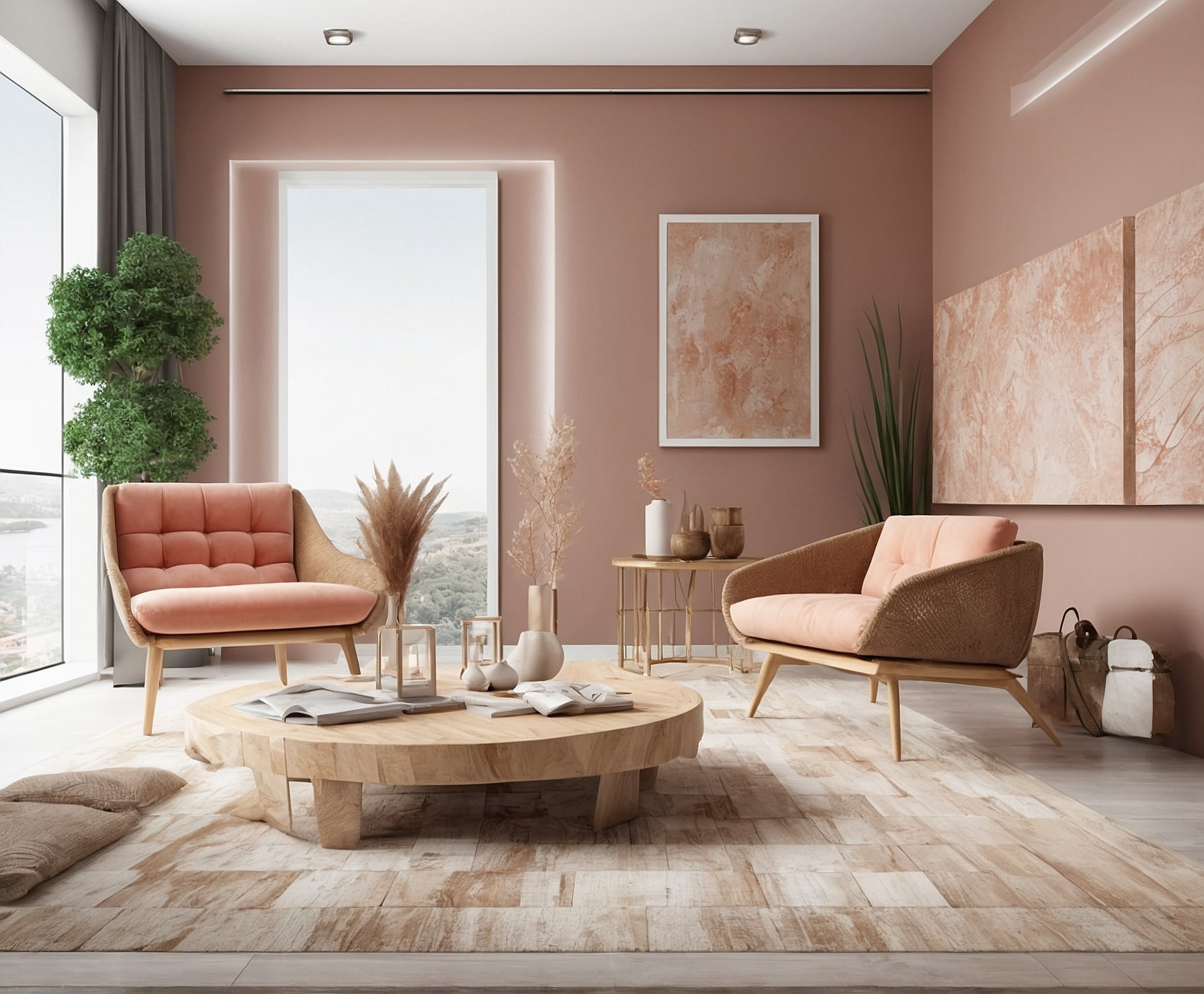 Interior renovado con estilo sofisticado